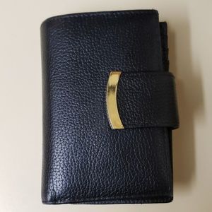 Giani Bernini soft leather Indexer wallet (black)